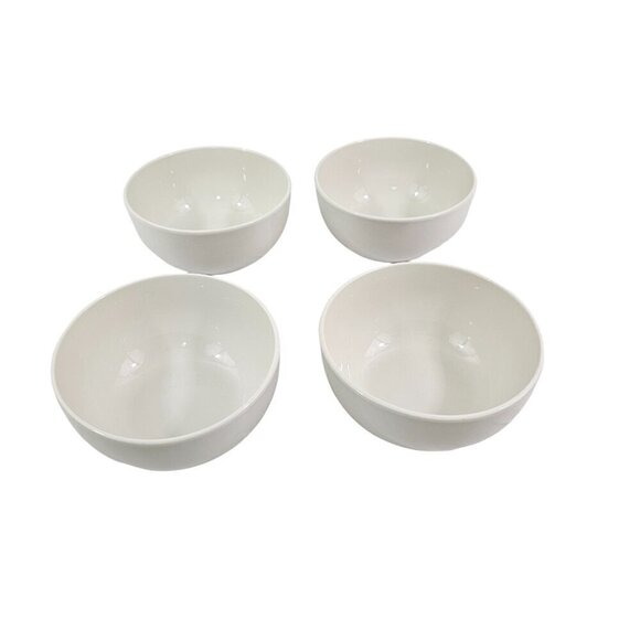 Nanette Lepore Floral Trim Porcelain 5.5" Cereal Soup Salad Bowls – Set of 4 - Picture 2 of 16